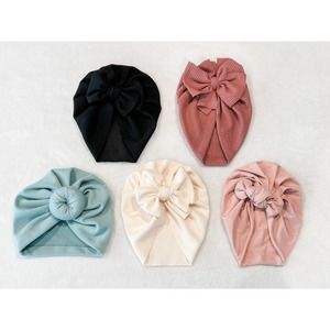 5 Baby Girl Turban Headwraps